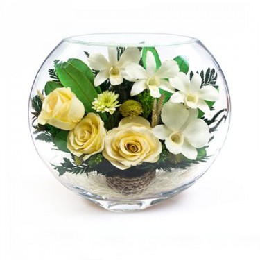 "NaturalFlowers" Арт: ESM-06 цветы в стекле
